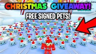  START!  CHRISTMAS GIVEAWAY! 100 FREE SIGNED PETS! 