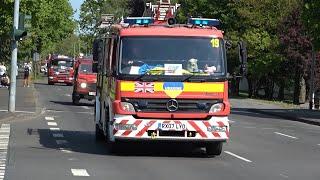 [21 Fahrzeuge] Einsatzfahrten Hilfskonvoi FIRE AID (UK) in Soest