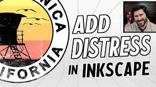 Inkscape Distress Tutorial: How to Add Distressed Texture Effect