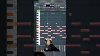 Making A Melodic Beat in 30 Seconds  #shorts