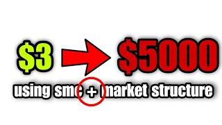 TURNING $3 into $5000 using BB STRATEGY | FOR BEGINNERS