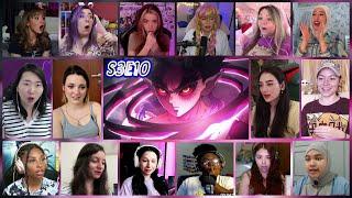 Demon Slayer Season 3 Episode 10 Girls Reaction Mashup | Swordsmith Village Arc Ep 10