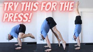 TRY THIS For the Press to Handstand! Float the Feet