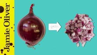 How To Chop An Onion | 1 Minute Tips | Food Busker