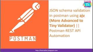 JSON schema validation in postman using Ajv|| Postman-REST API Automation