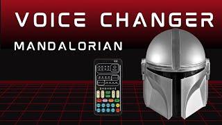 Easy Mandalorian Voice Changer ~$25 Star Wars Cosplay Voice Changer helmet/mask