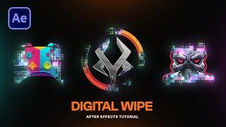 After Effects Digital Logo Animation Tutorial