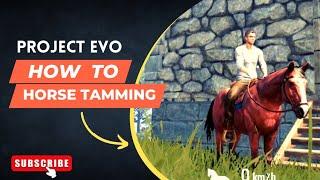 Project Evo Game: How to Tame a Horse #gaming  #gamingvideos  #youtuber #projectevo