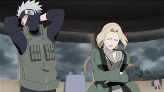 Lady Tsunade and Kakashi Scene of the breasts.