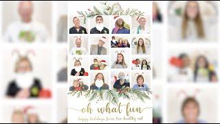 OH WHAT FUN | The Making of the Live Healthy MD Christmas Card