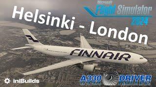 Airbus A330 Real Ops | Helsinki - London Heathrow | Real A330 Pilot