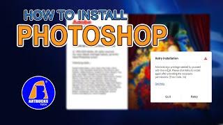 HOW TO INSTALL ADOBE PHOTOSHOP  |  ERROR CODE 24