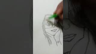 Beauty Girl Made By Anshuu | I am Anshuu | Dipanshu | # drawing #art | IamAnshu | Dipanshu Drawing