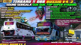 UPDATE BUSSID V4.2!! OBB BUSSID V4.2 TERBARU SOUND SERIGALA GUK GUK SUPER NYARING GRAFIK SUPER HD 4K