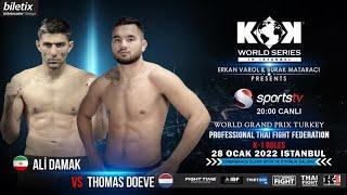 THOMAS DOEVE & ALİ DAMAK | KOK FIGHT SERIES İSTANBUL TÜRKİYE