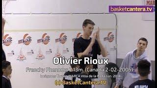 OLIVIER RIOUX - 12 años,  2.13 m. (Canadá 2006). Highlights -  By ©BasketCantera.TV