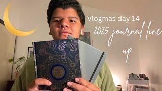 VLOGMAS DAY 14  | 2025 journal line up