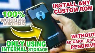 How To Install Custom Rom On Any Phone Without error, without sd-card/ Usb pendrive | 100% working