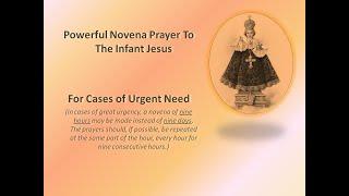 Powerful Novena Prayer To The Infant Jesus - For Cases of Urgent Need