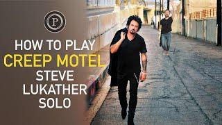 How To Play Steve Lukather Creep Motel Solo + TAB & BT