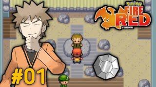 Pokemon Fire Red Nuzlocke #01 | Defeating Gym Leader Brock is very Easy 