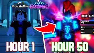 Starting Over and Obtaining EVERY UNIT in 50 Hours On Anime Vanguards.. - Roblox (Challenge)