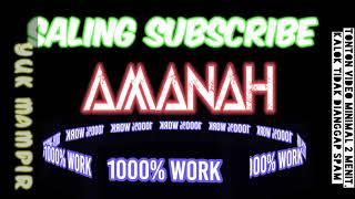 SALING SUBSCRIBE,1000% WORK!!!AMANAH PLUS PAKET KOMPLIT