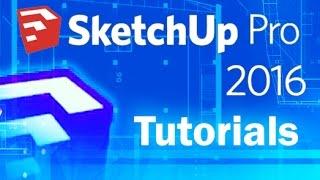 SketchUp 2016 - Advanced Tools and Sandbox Tutorial