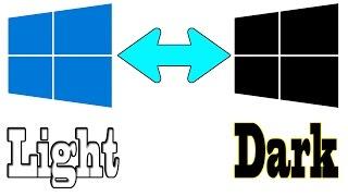 Switch To Light or Dark Mode in Windows 10 Without Activation