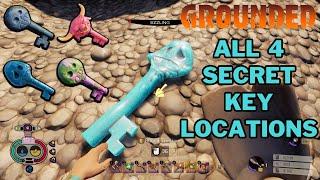 Grounded All 4 Secret Key Locations | Treasure Chest key locations