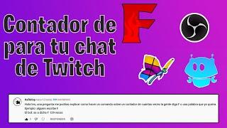 ¿Cómo hacer un contador de palabras para tu Chat de Twitch? | Tutorial con Lioranboard 2 y OBS!