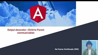 Child to Parent communication | Output decorator | Event Emitters | Angular 14 | Part 5