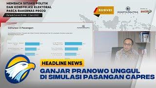 Charta Politika: Nama Ganjar Pranowo Unggul di Semua Simulasi Pasangan Capres dan Cawapres