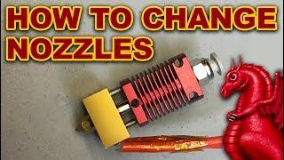 Changing Nozzles & Bowden Tubes