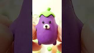 ASMR Unboxing Cute Veggies Pencil Topper Eraser Stationery #shorts