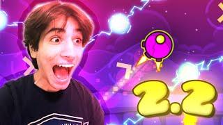 GEOMETRY DASH 2.2 IS OUT! (Dash 100%, The Tower, & more)