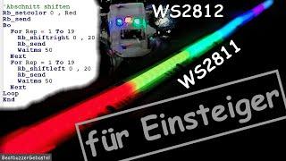 WS2811 WS2812 erste Schritte Tutorial - Hardware, Software, Vor und Nachteile