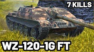 WZ-120-1G FT | 6.1K DAMAGE | 7 KILLS | WOT Blitz Pro Replays