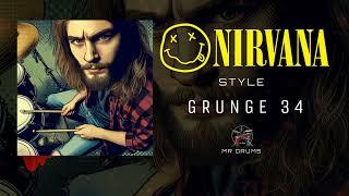 Grunge Drum Track | Nirvana Style | 110 BPM