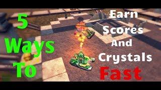 Tanki Online - 5 Ways To Earn Crystals And Scores Fast - Tips&Tricks