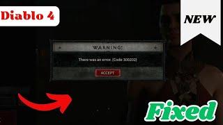 How To Fix Diablo 4 Error Code 300202 (EASY FIX)