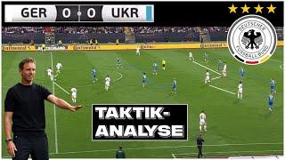 Gutes Spiel ohne Tore: Deutschland - Ukraine (0:0) | Taktik-Analyse