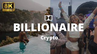  Billionaire luxury lifestyle visualization 2021 / crypto luxury  / To the moon 