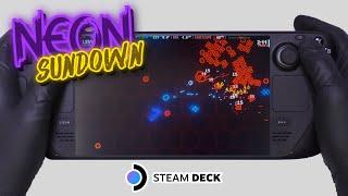 Neon Sundown | Steam Deck Gameplay | Steam OS