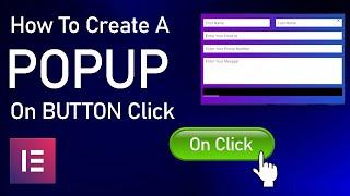 Popup on Button Click in WordPress - Elementor Popup on Button Click