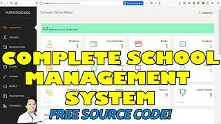 Complete School Management System in PHP/MySQL | Free Source Code Download