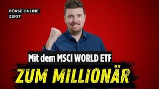 Einfach MILLIONÄR werden in 25 Jahren / Simple ETF-Strategie / Mit Aktien und dem MSCI World