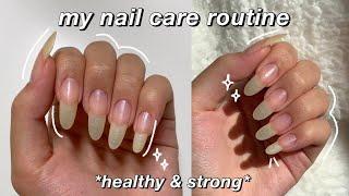 NAIL CARE ROUTINE + HOW TO FILE AND SHAPE YOUR NAILS | Ep. 4 ️