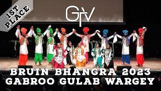 Gabroo Gulab Wargey - First Place at Bruin Bhangra 2023