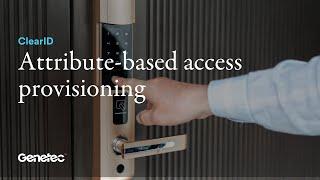ClearID - Attribute-based access provisioning